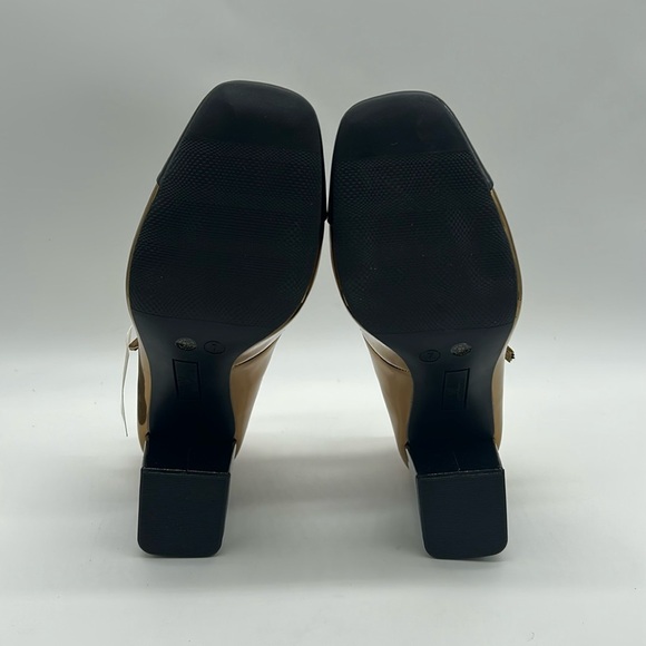 2526- Worthington Larcie Gold & Black Mary Jane Block Heels Size 7M NWT - Picture 7 of 11